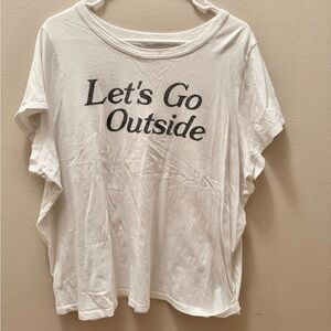 Madewell “Let’s Go Outside” Graphic Tee – Relaxed Fit